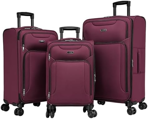 unoa ウノア Degage ボルドー M Amazon.com | World Traveler Dejuno Cornwall 3-Piece Lightweight